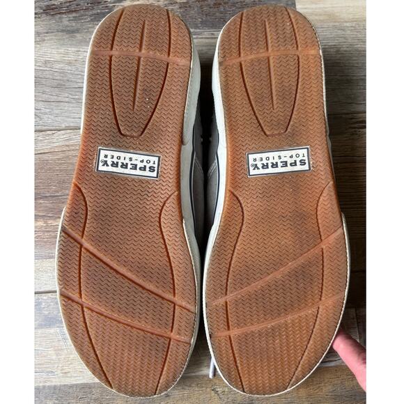 SPERRY Top-Sider Mens Shoes Dock Boat Sneakers 10M Gray Casual 1772706 - Picture 6 of 8